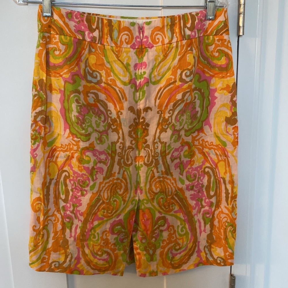 J.Crew Linen Skirt size 6 - Picture 2 of 9
